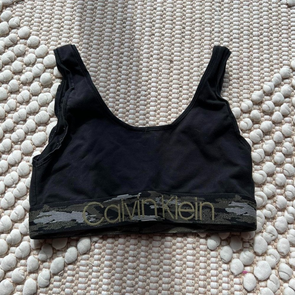 Calvin Klein bra with camo band